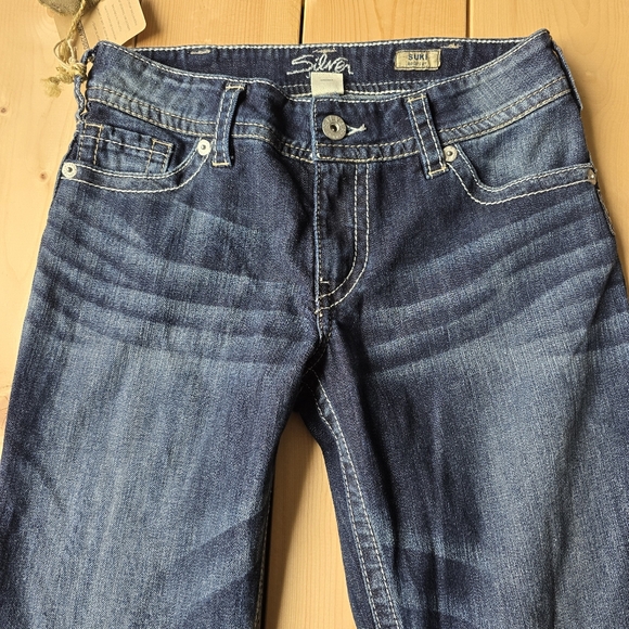 Silver Jeans Suki Mid Rise Bootcut Denim Jeans Womens 30X34 NWT - Picture 6 of 15